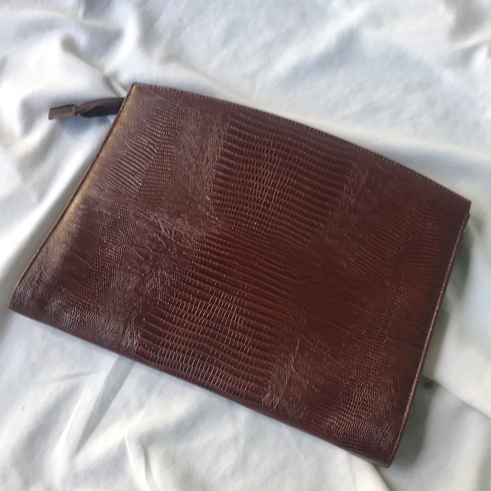 Custom Made Oversized Large Alligator Clutch Purs… - image 2